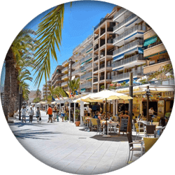 City life on the Costa del Sol